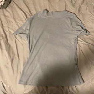 Mute blue turtleneck